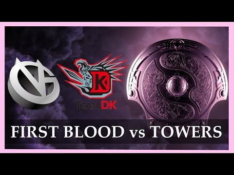 DK vs VG - First Blood vs Towers @ TI4 Dota 2