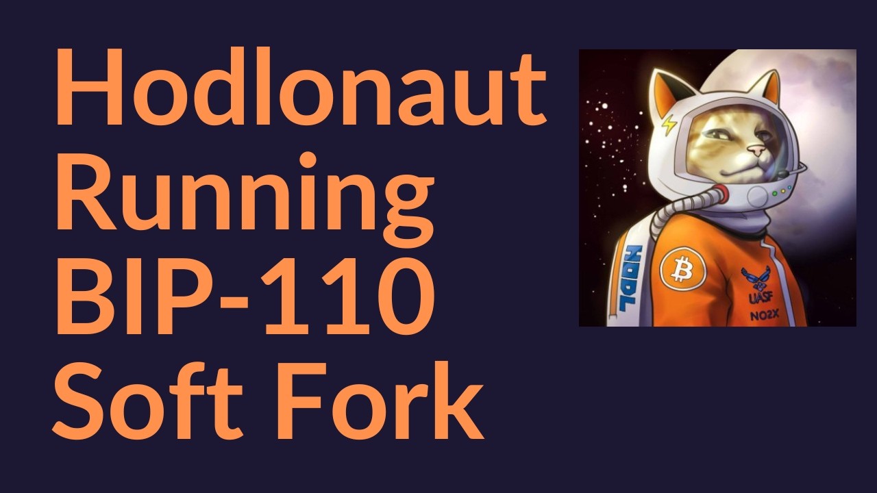 Hodlonaut Running BIP-110 (Amazing News)