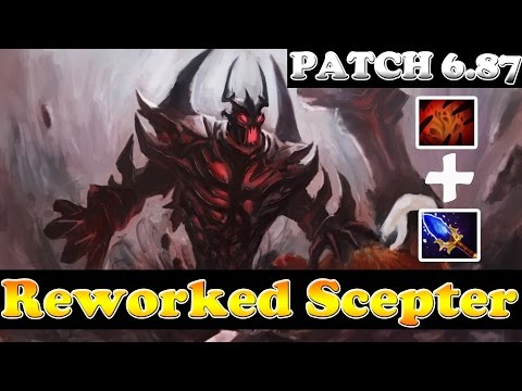 Dota 2 - Patch 6.87 : Reworked Aghanim's Scepter On Shadow Fiend
