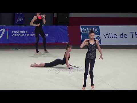 Yeva MELESHCHUK (UKR) clubs - 2018 Thiais trainings (NO SOUND)