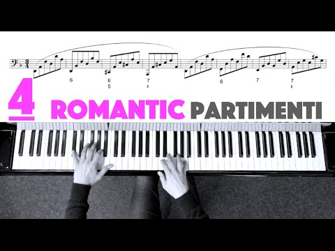 4 Romantic Partimenti in Minor Keys