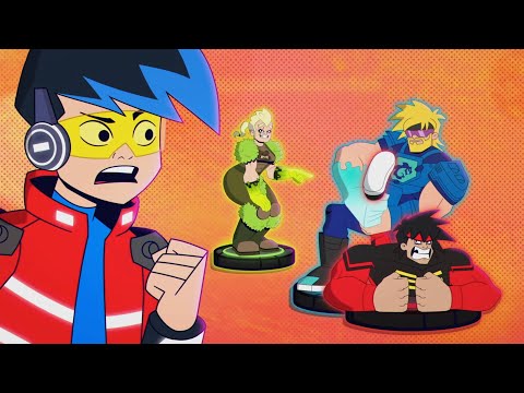 The Triple Strike Tag Team | AKEDO: Ultimate Arcade Warriors | Cartoons For Kids
