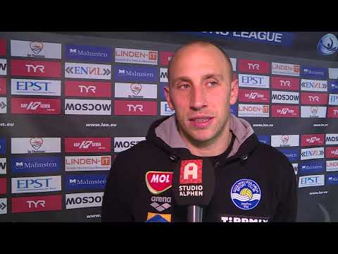 Interview Andrija Prlainovic na AZC Alphen - Szolnoki VSK