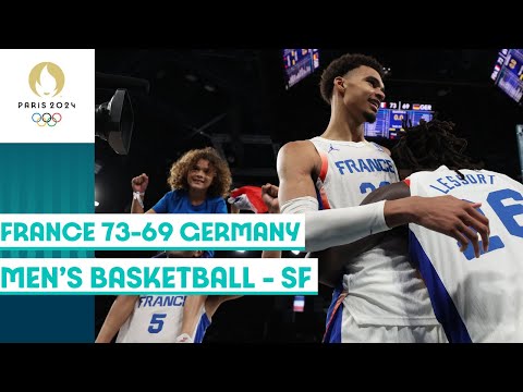 🇫🇷France defeat Germany 🇩🇪 to secure a final spot in Men's Basketball | Paris 2024 Highlights