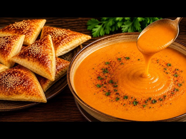 Das perfekte und leckere Abendessen! Cremige Suppe und knuspriges Gebäck ! SDDEFAULT Thumbnail