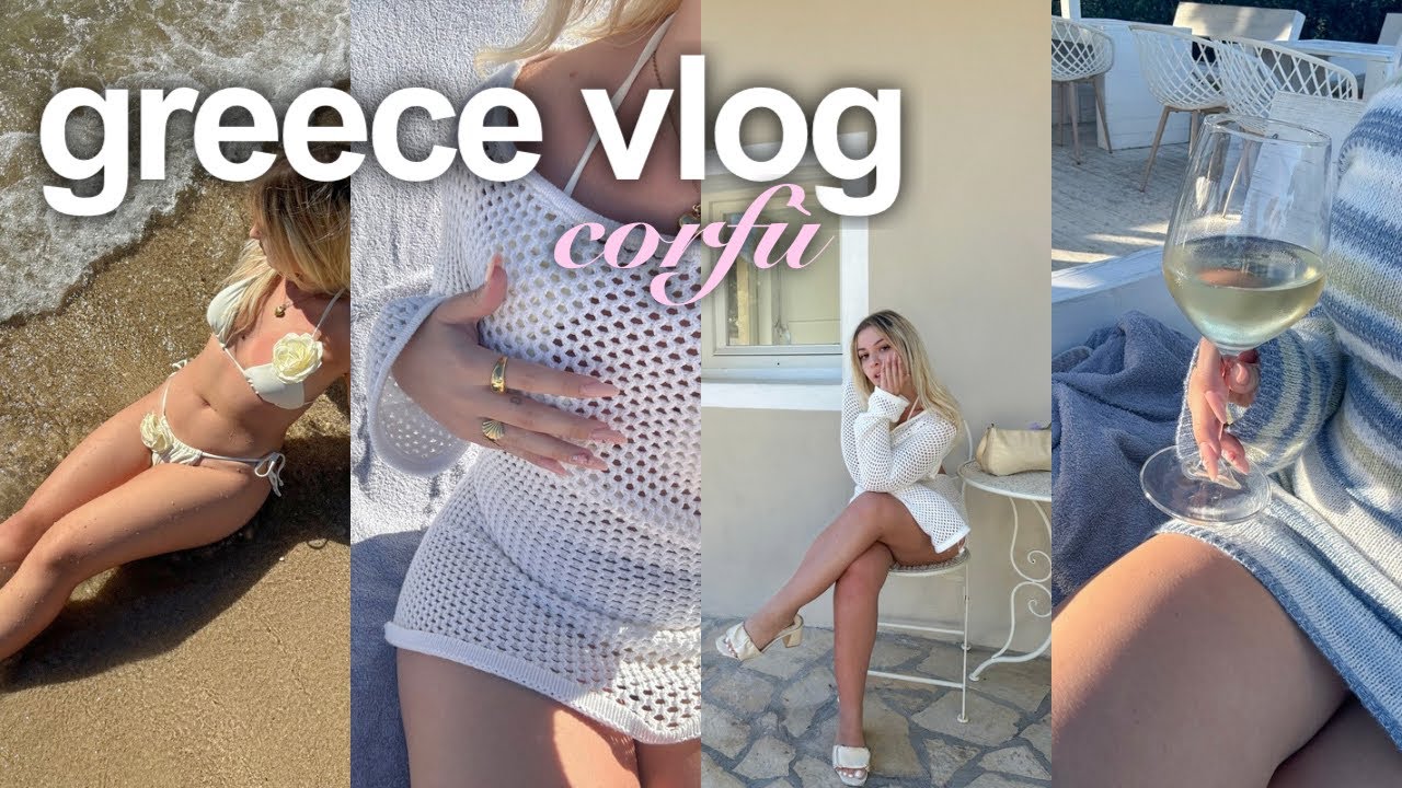 GREECE VLOG🐚🌟🍸 I corfù