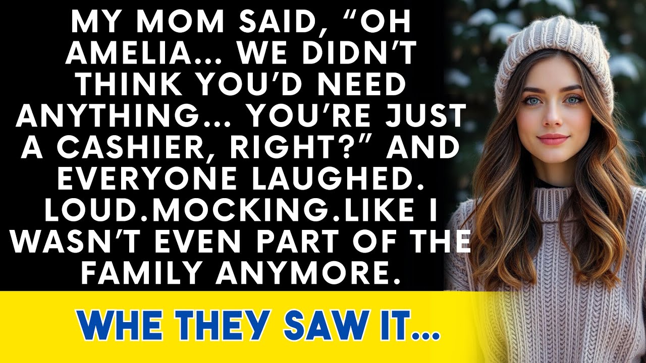 At Christmas Dinner, My Family Gifted Everyone Except Me — Then I Revealed the Empire They Mocked