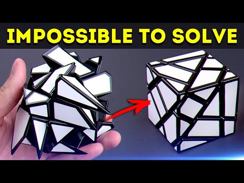 Solved the Most Difficult Rubik's Cube in the World - Ghost cube