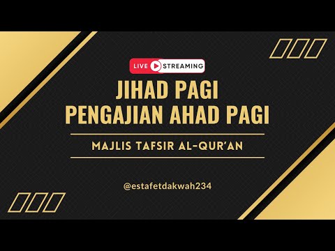 JIHAD PAGI MTA 25 JANUARI 2026 - HADITS FADHILAH BULAN SYA'BAN