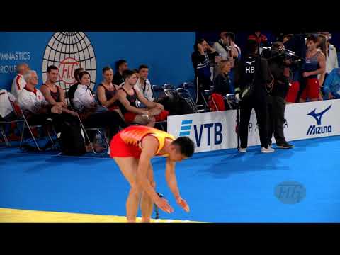 MENG Wenchao (CHN) M - 2019 Trampoline Worlds, Tokyo (JPN) - Qualification Tumbling R1