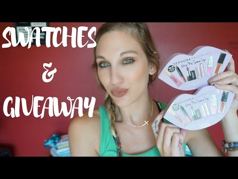 SEPHORA GIVE ME SOME LIP│SWATCHES & FIRST IMPRESSIONS Video