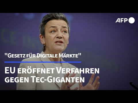 Brüssel eröffnet Verfahren gegen Alphabet, Apple und Meta | AFP