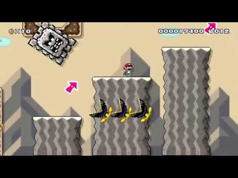 Super Mario Maker 2 Mountain Mayhem Speedrun (20s)