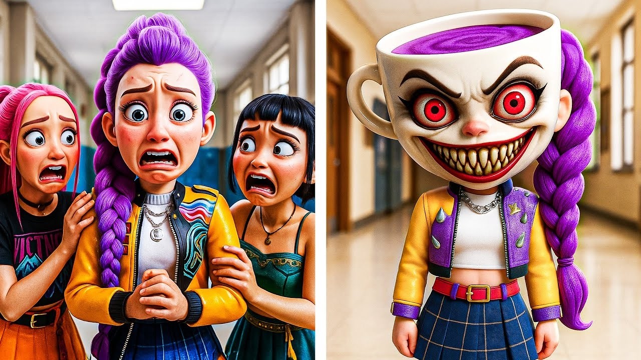 Ballerina Cappuchina Transforms to Rumi Makeover / Kpop Demon Hunters Animation