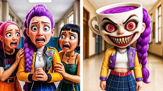 Download lagu Ballerina Cappuchina Transforms to Rumi Makeover / Kpop Demon Hunters Animation mp3