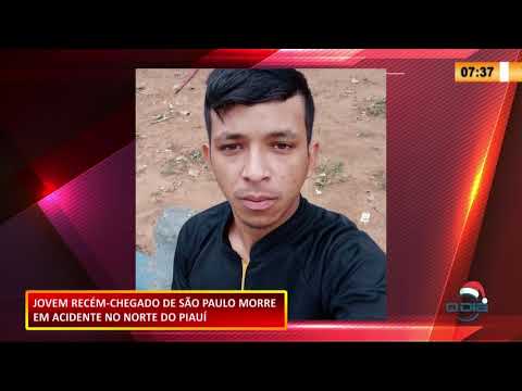Jovem de 22 anos morre após perder controle de moto e colidir em poste na região de Cocal 22 12 20