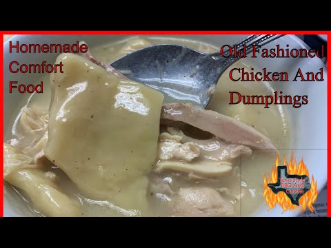 Old Fashioned Chicken And Dumplings Recipe