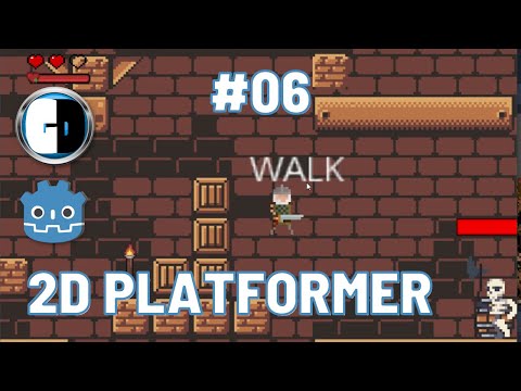 GODOT Engine TUTORIAL #6:  Make Your First 2D PLATFORMER GAME with GODOT:  GAME FLOW & PLAYER LIVES