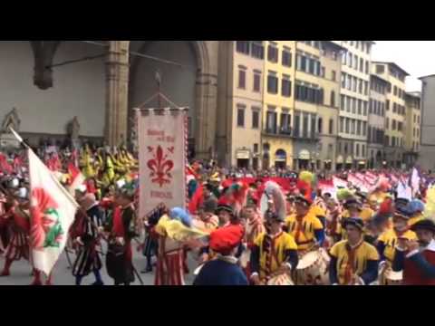 Trofeo Marzocco 2014 - Saluto del Corteo alle Autorità