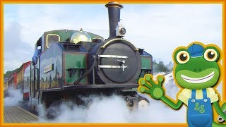 Steam Trains For Children | Gecko&#39;s Real Vehicles