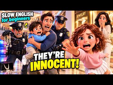 Kevin Was Arrested for a Necklace He Never Stole… Can He Prove It? 😱 | Easy English Listening (A2)