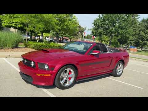 **SOLD on the CCC Buy-It-Now Lot** 2008 Ford Mustang GT/CS Convertible