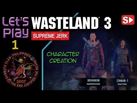 Wasteland 3: Character Creation – Supreme Jerk Difficulty – Let’s Play 1