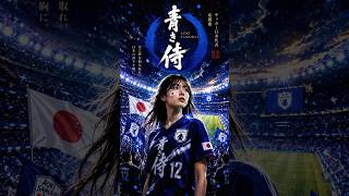 AI生成動画「青き侍」サッカー日本代表応援歌 #ワールドカップ #サッカー #青き侍 #サムライブルー #大分 #大分のアーティスト #応援歌 #サッカー日本代表 #侍 #歌ってみた #北中米大会