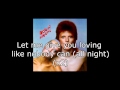 Everything's Alright | David Bowie + Lyrics