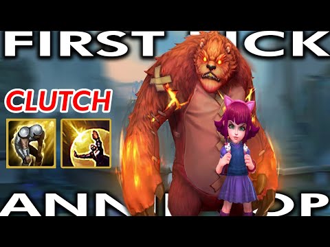 First pick Annie Top for free League of Legends wins