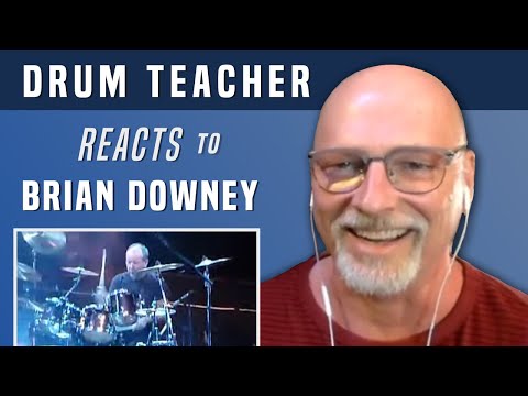Drum Teacher Reacts to Brian Downey - Drum Solo