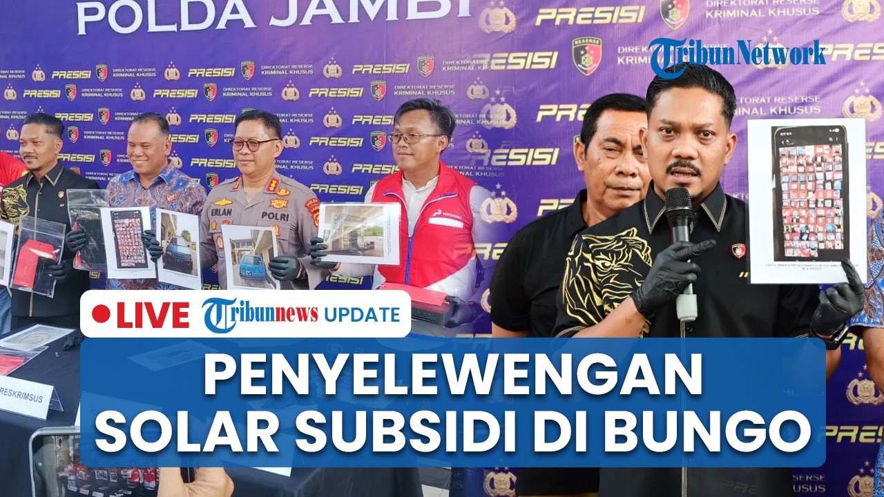 LIVE: Penyelewengan Biosolar di Jambi Sejak 2013 Dibongkar Polisi, Rugikan Negara Rp 276 Miliar