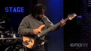 Victor Wooten wows with his performance of The Lesson solo live on EMGtv