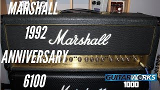 Video thumbnail for Marshall Anniversary 6100 1992 Superb all round amp by Guitarworks1000