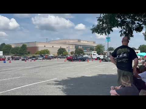 Triad autocross Greensboro NC 2022 1988 Hemi swapped D150 autocross truck