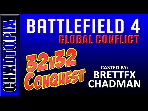Battlefield 4 Beta Shoutcast - Global conflict Event - 32v32 Conquest -  Pre Game + Round 1