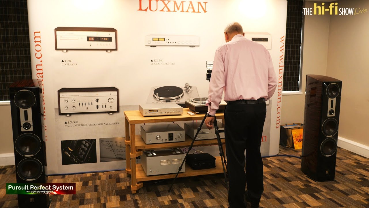Dali Epicon 8 Speakers Luxman Ultimate C900U Pre and M900U Power @ The hi-fi Show Live 2018