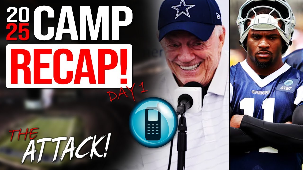 Cowboys SIGHTS & SOUNDS From Day 1 of Training Camp: Jerry Jones vs. Diggs & Micah + FIRST PRACTICE!