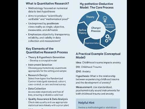 Quantitative Research Fundamentals in Mental Health Nursing