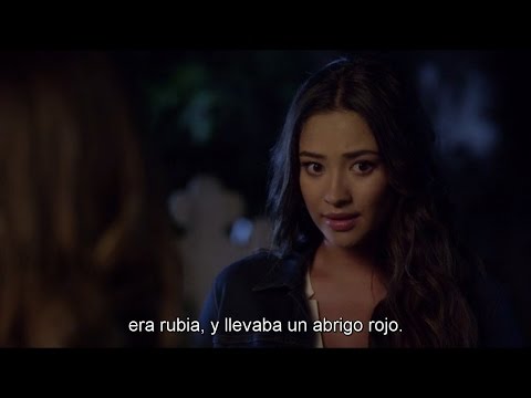 PLL - Emily remembers that she saw a woman in a red coat SUBTITULADO 3x18 "Dead to Me"