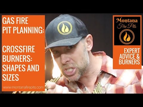 Find the perfect gas fire pit burner shape and size for you!