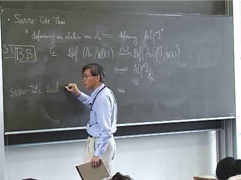 SummerSchool 20060807 1130 Chai - Serre-Tate theory