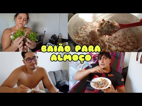 FIZ BAIÃO PARA O NOSSO ALMOÇO 😍