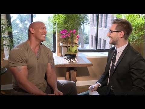 MOANA interviews - Dwayne THE ROCK Johnson, Lin-Manuel Miranda, Auli'i - Star Wars, Hamilton