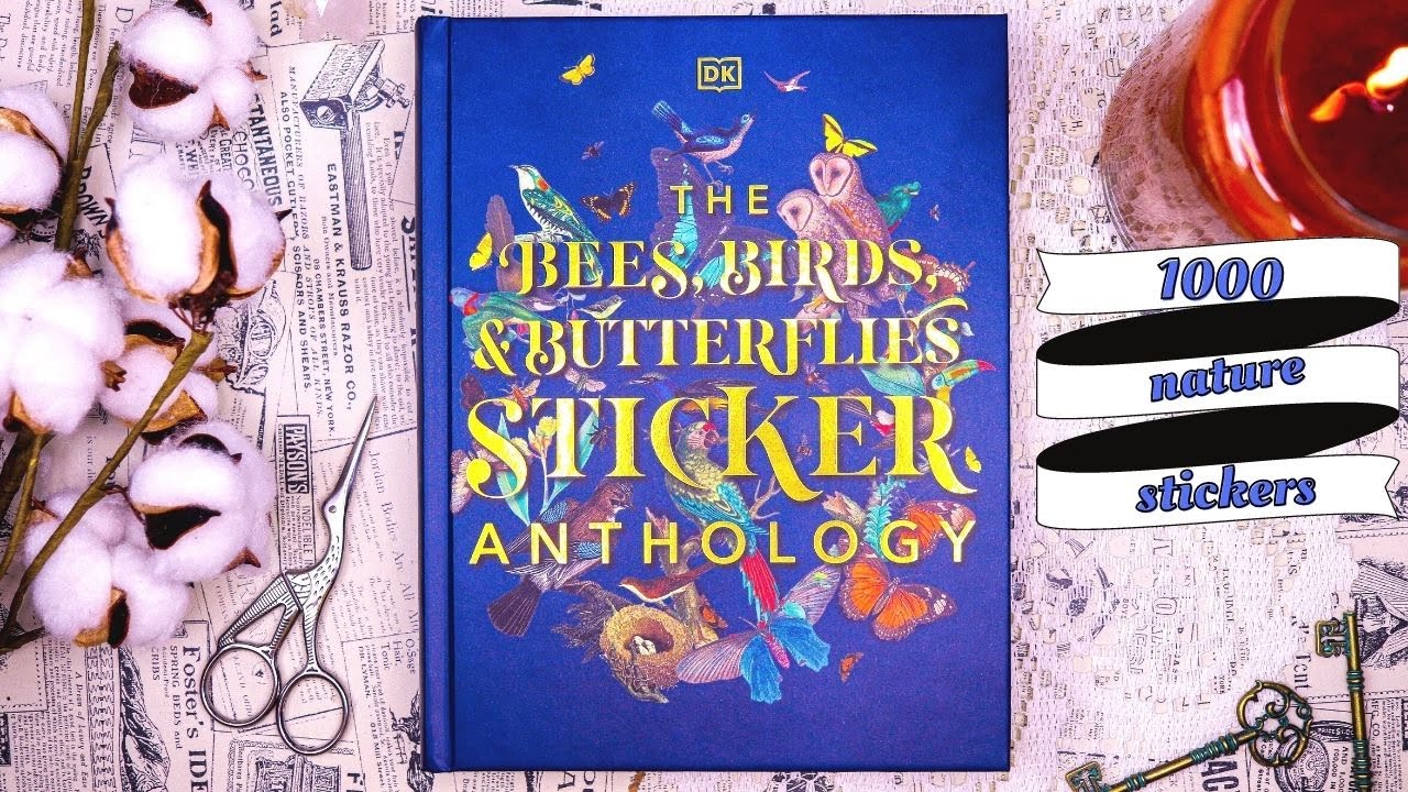 New Birds, Bees and Butterflies Sticker Book: 🐦 flipthrough + review (stationary haul)