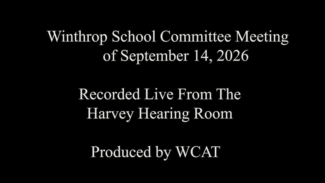 From the School Committee