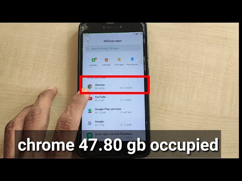storage problem | Redmi note 4 | chrome 47.80 gb occupied | problem solved |