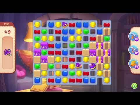 Homescapes 2121 Level - 15 moves - NO BooSTERS