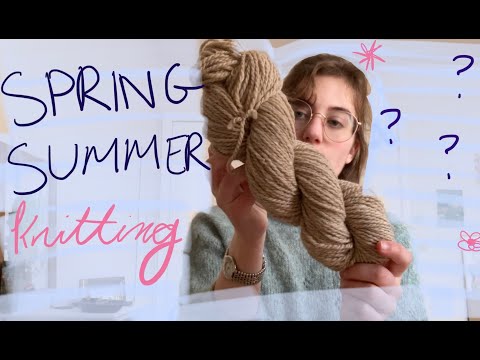 my spring-summer knitting plans
