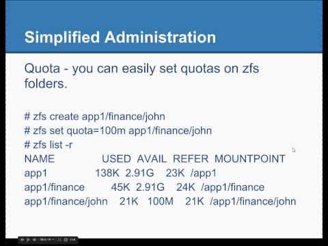 Zeta file system (ZFS file system)